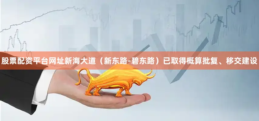 股票配资平台网址新海大道（新东路-碧东路）已取得概算批复、移交建设